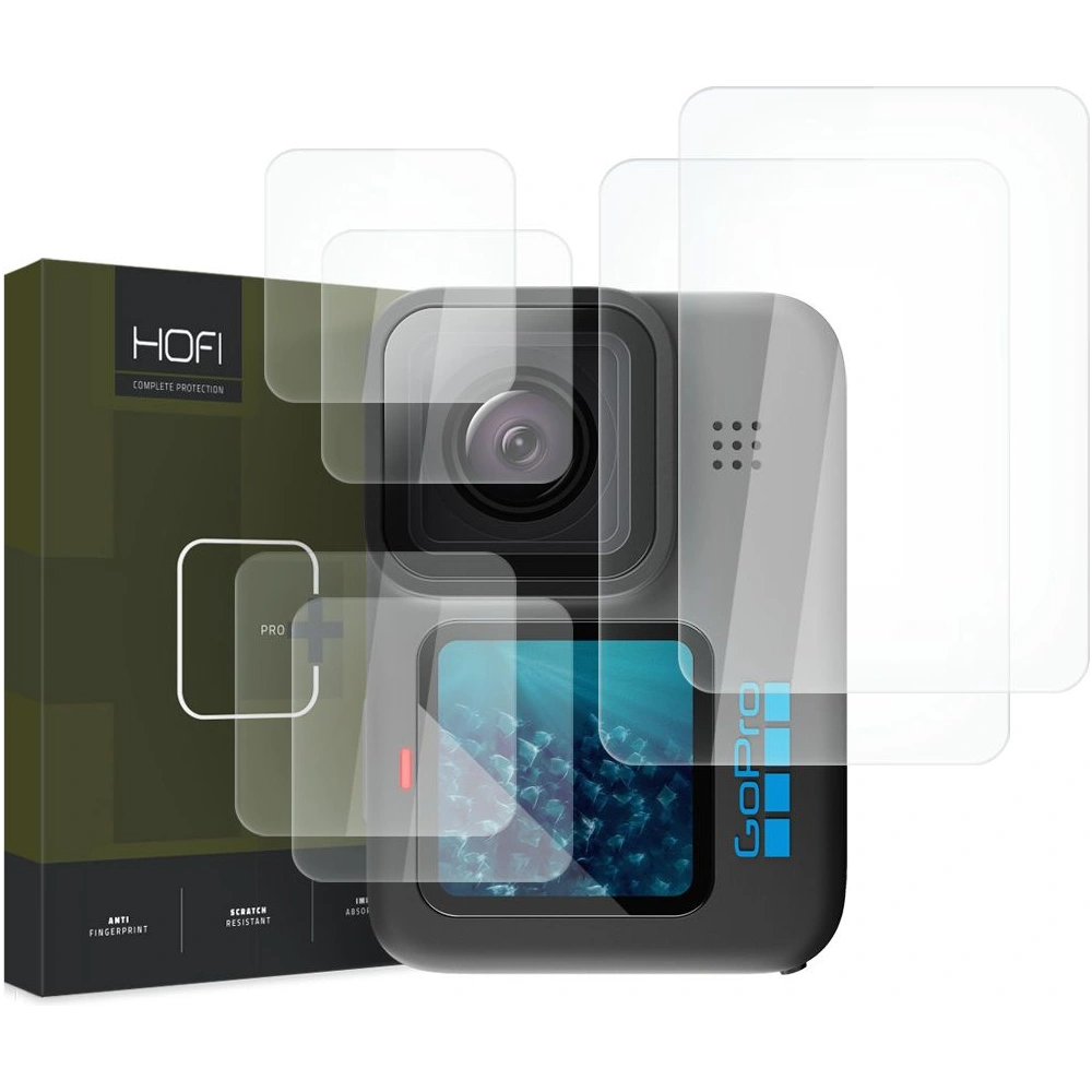 Hurtownia GSM - Tvrzené sklo Hofi Glass Pro+ Gopro Hero 9/10/11 Čiré [2+2+2 PACK] - HOFI337 - {ean13} - Hurt